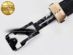 Classic Fusion 42mm RG JJF 1:1 Best Edition White Dial on Black Gummy Leather Strap - Görsel 26