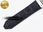 Classic Fusion 42mm SS JJF 1:1 Best Edition Black Dial on Black Gummy Leather Strap - Görsel 21