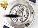 Classic Fusion 42mm SS JJF 1:1 Best Edition Blue Dial on Blue Gummy Leather Strap - Görsel 19