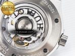 Classic Fusion 42mm SS JJF 1:1 Best Edition Gray Dial on Black Gummy Leather Strap - Görsel 20