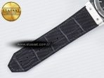 Classic Fusion 42mm SS JJF 1:1 Best Edition Gray Dial on Black Gummy Leather Strap - Görsel 21
