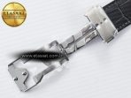 Classic Fusion 42mm SS JJF 1:1 Best Edition Gray Dial on Black Gummy Leather Strap - Görsel 25