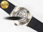 Classic Fusion 42mm SS JJF 1:1 Best Edition Green Dial on Green Gummy Leather Strap - Görsel 17