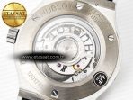 Classic Fusion 42mm SS JJF 1:1 Best Edition Green Dial on Green Gummy Leather Strap - Görsel 18