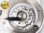 Classic Fusion 42mm SS JJF 1:1 Best Edition White Dial on Black Gummy Leather Strap - Görsel 19