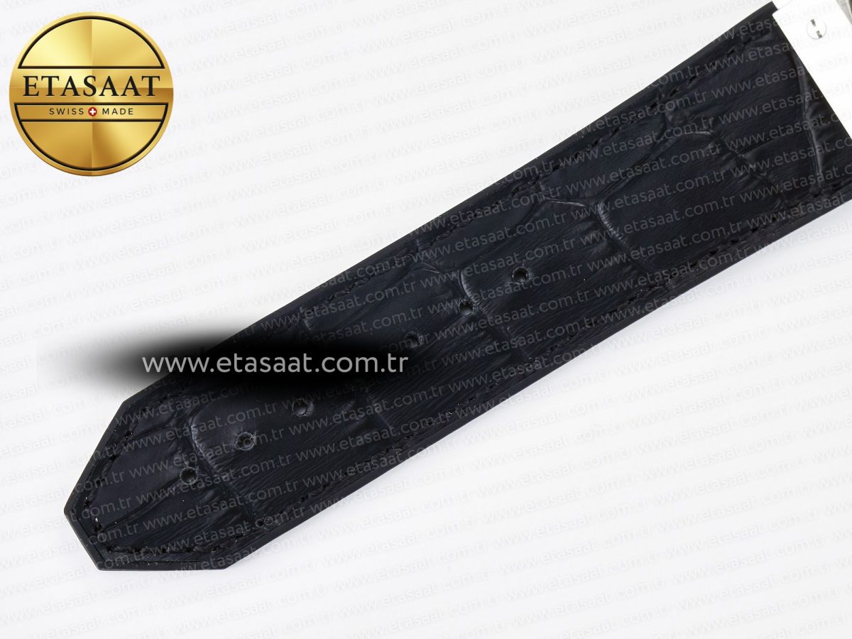 Classic Fusion 42mm SS JJF 1:1 Best Edition White Dial on Black Gummy Leather Strap - Görsel 21