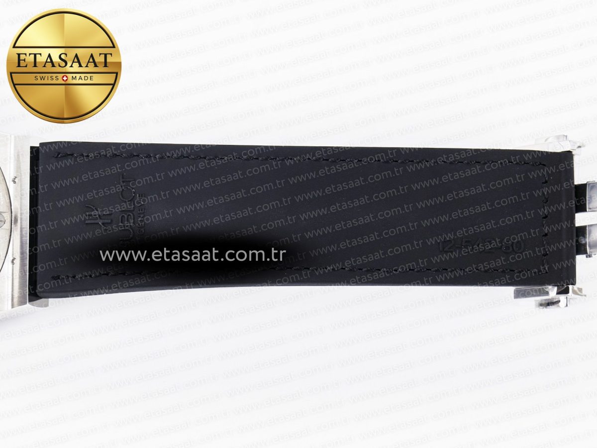 Classic Fusion 42mm SS JJF 1:1 Best Edition White Dial on Black Gummy Leather Strap - Görsel 24