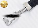 Classic Fusion 42mm SS JJF 1:1 Best Edition White Dial on Black Gummy Leather Strap - Görsel 26