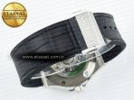 Classic Fusion Bang 42mm HBF 1:1 Best Edition Black Dial Diamonds Bezel on Black Leather Strap A2892 - Görsel 16