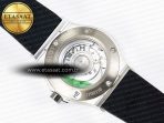 Classic Fusion Bang 42mm HBF 1:1 Best Edition Black Dial Diamonds Bezel on Black Leather Strap A2892 - Görsel 17