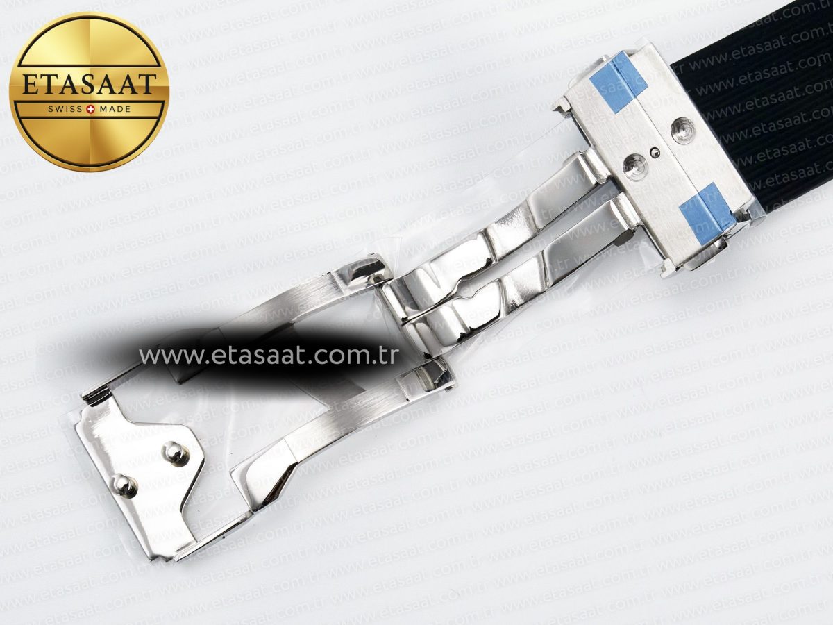 Classic Fusion Bang 42mm HBF 1:1 Best Edition Black Dial Diamonds Bezel on Black Rubber Strap A2892 - Görsel 25