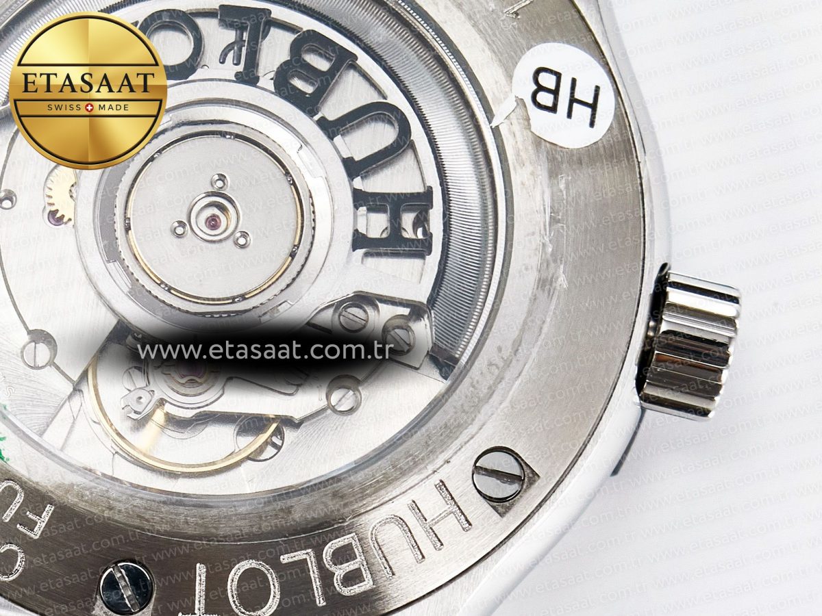 Classic Fusion Bang 42mm HBF 1:1 Best Edition Black Dial on Black Leather Strap A2892 - Görsel 20