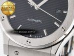 Classic Fusion Bang 42mm HBF 1:1 Best Edition Black Dial on Black Rubber Strap A2892 - Görsel 12