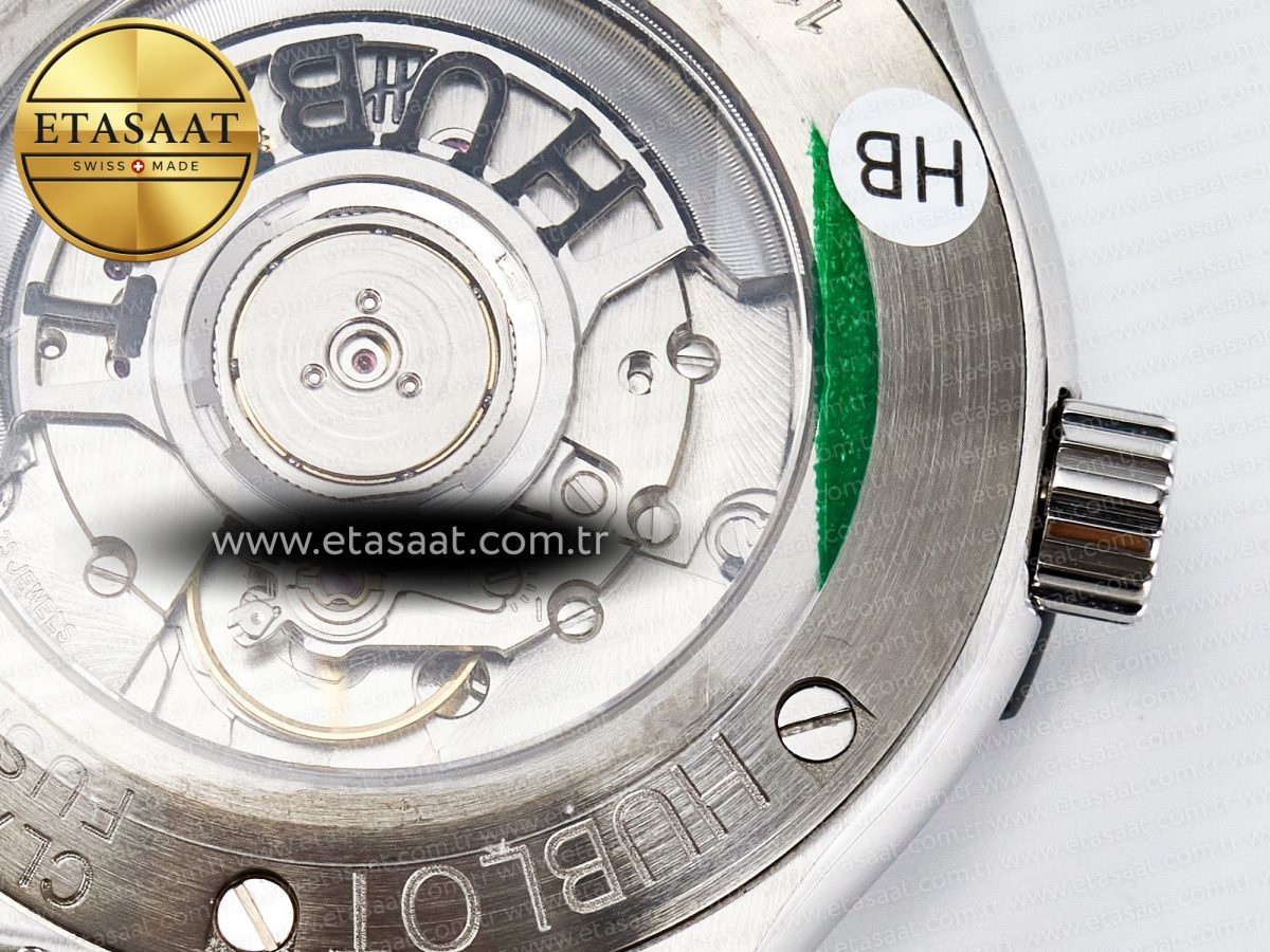 Classic Fusion Bang 42mm HBF 1:1 Best Edition Black Dial on Black Rubber Strap A2892 - Görsel 20