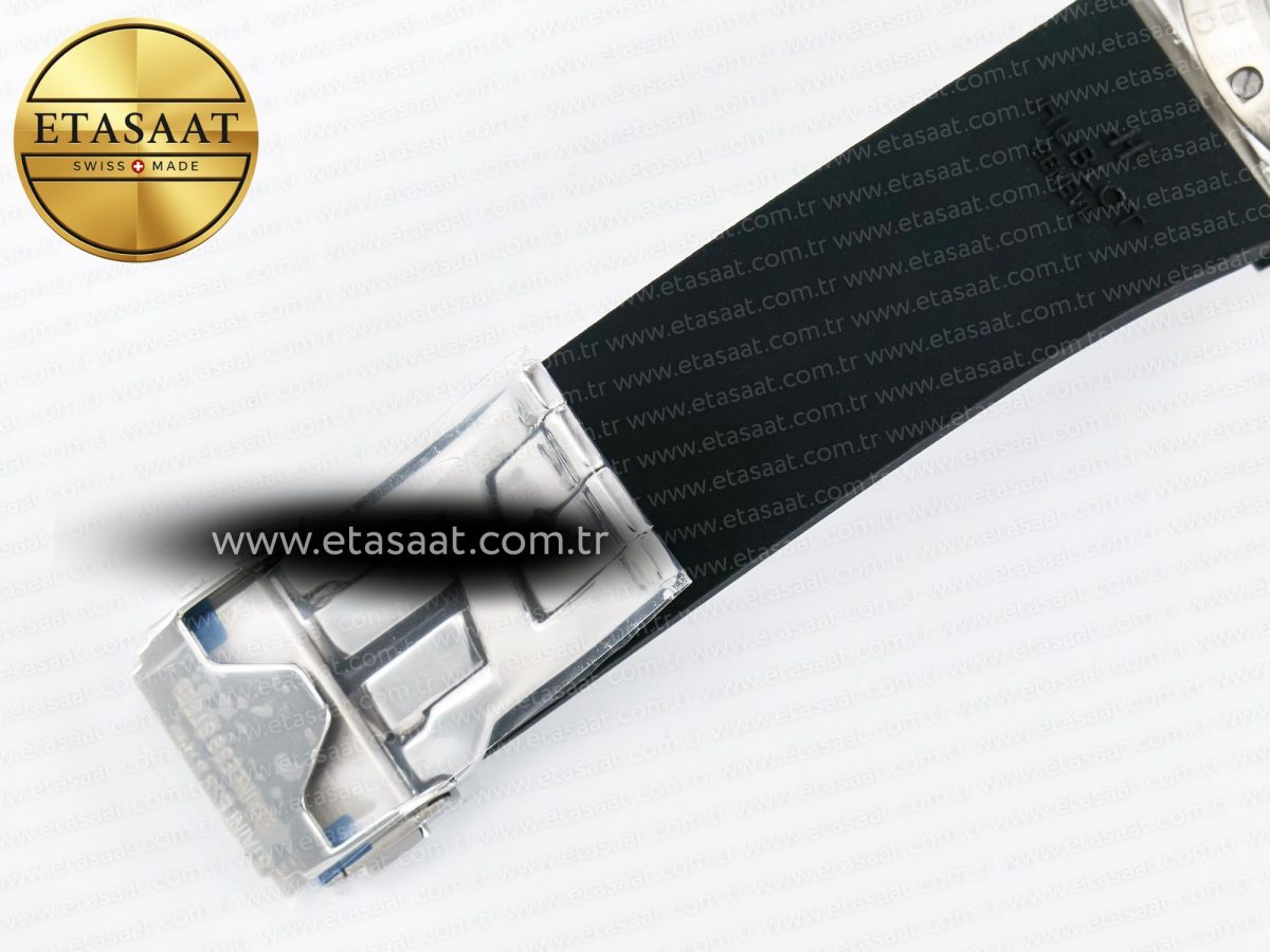 Classic Fusion Bang 42mm HBF 1:1 Best Edition Black Dial on Black Rubber Strap A2892 - Görsel 23