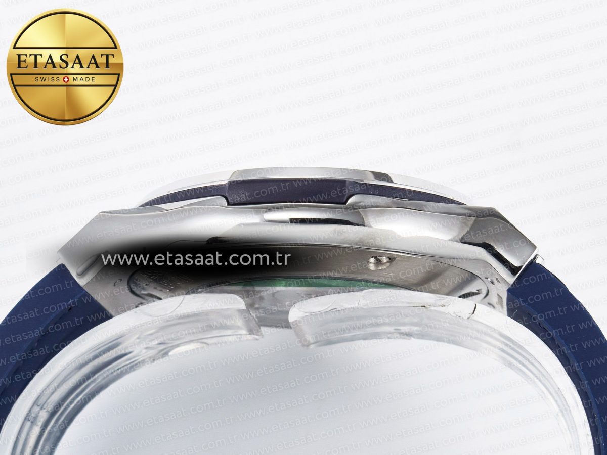 Classic Fusion Bang 42mm HBF 1:1 Best Edition Blue Dial Diamonds Bezel on Blue Leather Strap A2892 - Görsel 14