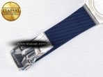 Classic Fusion Bang 42mm HBF 1:1 Best Edition Blue Dial Diamonds Bezel on Blue Leather Strap A2892 - Görsel 23
