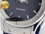 Classic Fusion Bang 42mm HBF 1:1 Best Edition Blue Dial on Blue Leather Strap A2892 - Görsel 12