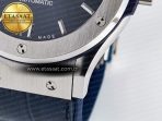 Classic Fusion Bang 42mm HBF 1:1 Best Edition Blue Dial on Blue Leather Strap A2892 - Görsel 13