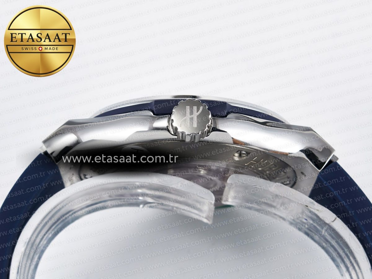 Classic Fusion Bang 42mm HBF 1:1 Best Edition Blue Dial on Blue Leather Strap A2892 - Görsel 15