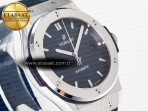 Classic Fusion Bang 42mm HBF 1:1 Best Edition Blue Dial on Blue Leather Strap A2892 - Görsel 5