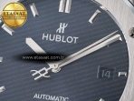 Classic Fusion Bang 42mm HBF 1:1 Best Edition Blue Dial on Blue Rubber Strap A2892 - Görsel 10
