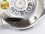 Classic Fusion Bang 42mm HBF 1:1 Best Edition Blue Dial on Blue Rubber Strap A2892 - Görsel 18