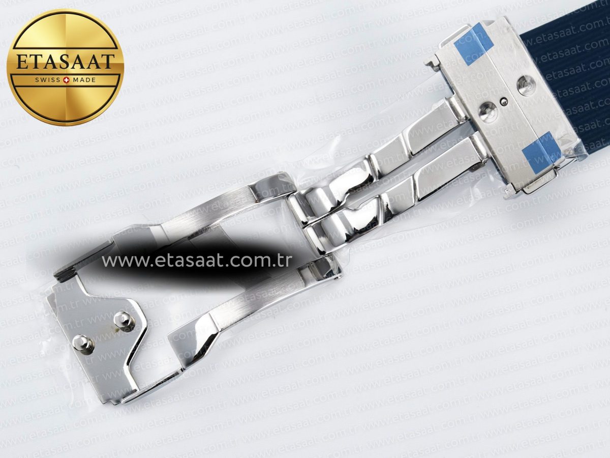 Classic Fusion Bang 42mm HBF 1:1 Best Edition Blue Dial on Blue Rubber Strap A2892 - Görsel 25