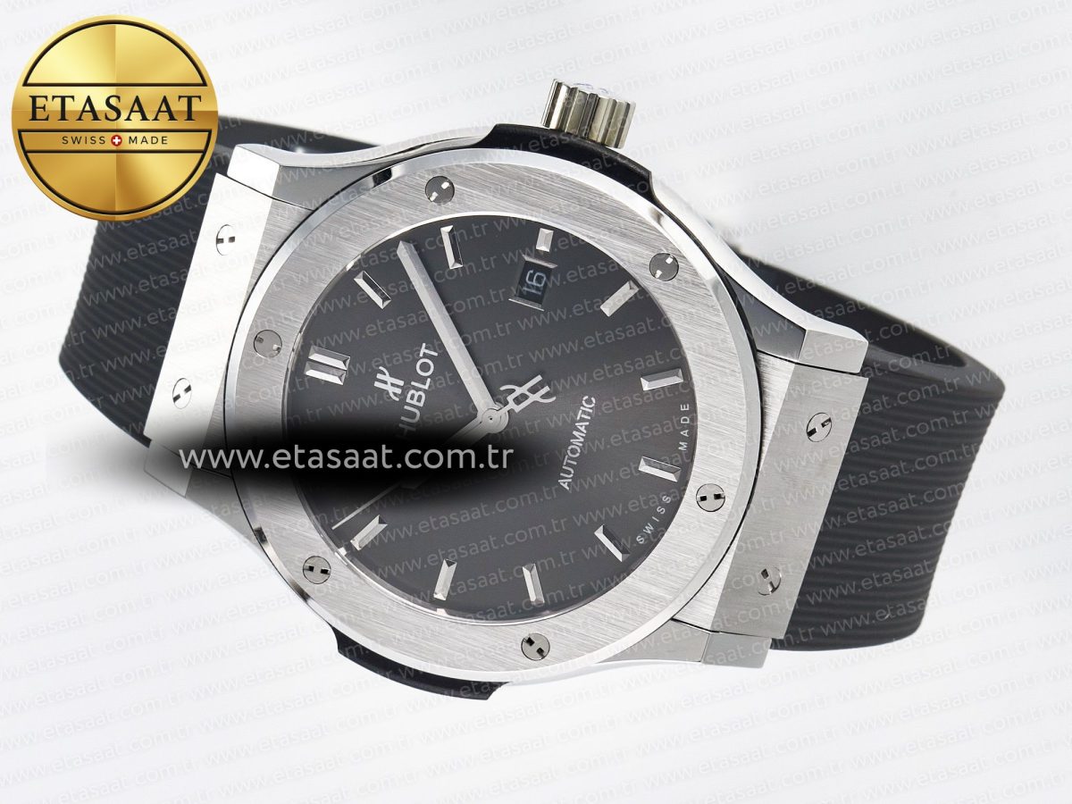 Hublot Classic Fusion Bang Gray Dial Rubber A2892 - Görsel 9