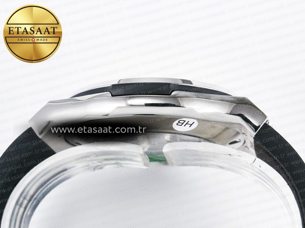 Classic Fusion Bang 42mm HBF 1:1 Best Edition Green Dial Diamonds Bezel on Green Leather Strap A2892 - Görsel 14