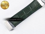 Classic Fusion Bang 42mm HBF 1:1 Best Edition Green Dial Diamonds Bezel on Green Leather Strap A2892 - Görsel 22