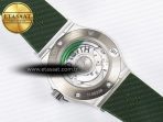Classic Fusion Bang 42mm HBF 1:1 Best Edition Green Dial Diamonds Bezel on Green Rubber Strap A2892 - Görsel 17