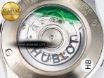 Classic Fusion Bang 42mm HBF 1:1 Best Edition Green Dial Diamonds Bezel on Green Rubber Strap A2892 - Görsel 18