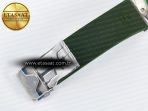 Classic Fusion Bang 42mm HBF 1:1 Best Edition Green Dial Diamonds Bezel on Green Rubber Strap A2892 - Görsel 23
