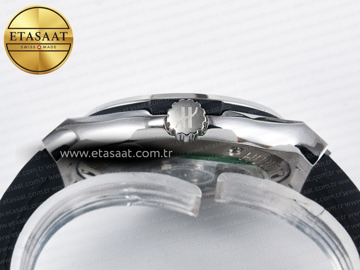 Classic Fusion Bang 42mm HBF 1:1 Best Edition Green Dial on Green Leather Strap A2892 - Görsel 15