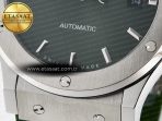 Classic Fusion Bang 42mm HBF 1:1 Best Edition Green Dial on Green Rubber Strap A2892 - Görsel 12