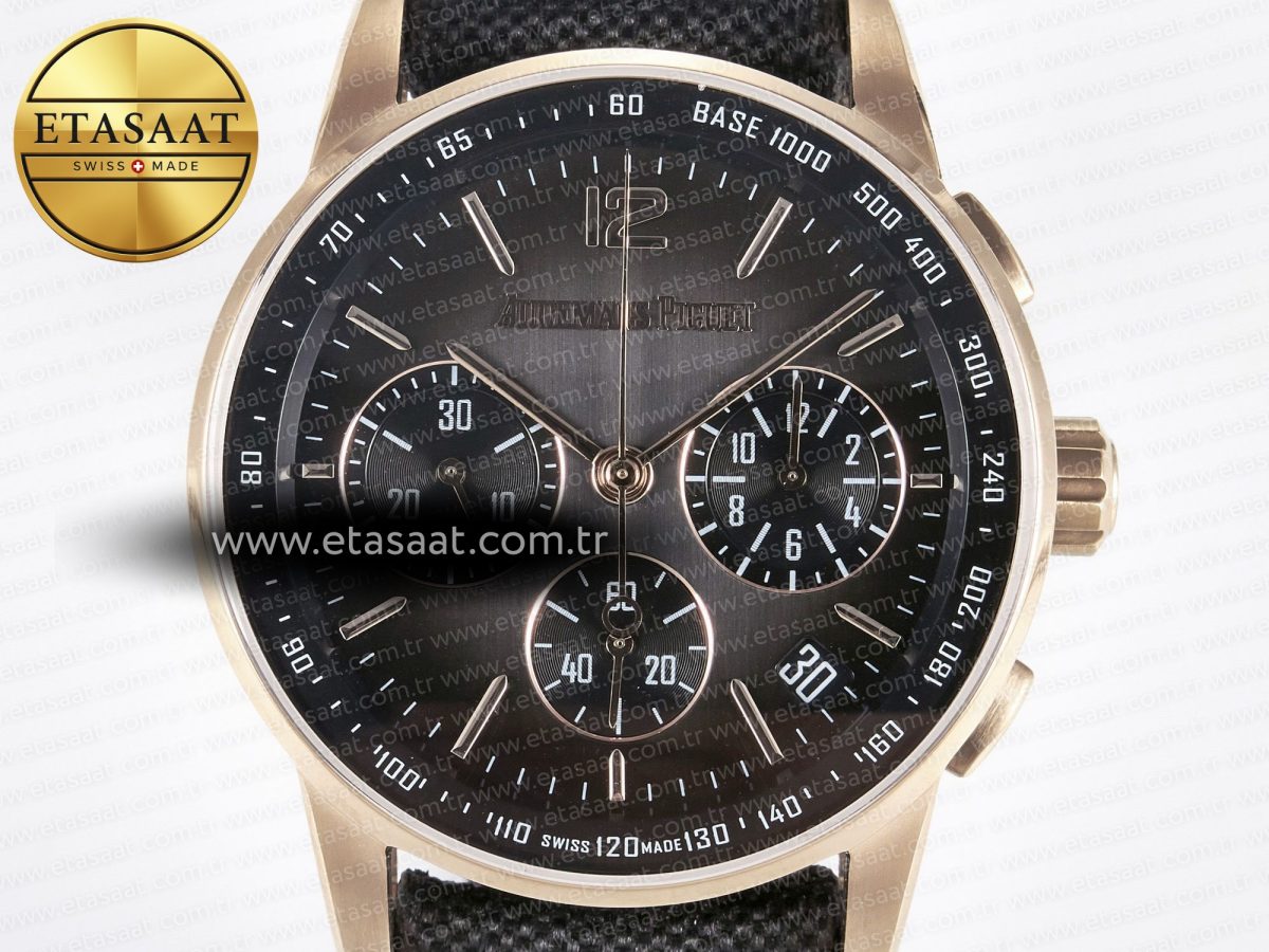 Code 11.59 Chrono 26393 RG APPF Best Edition Gray Dial on Black Nylon Strap A4401 - Görsel 4