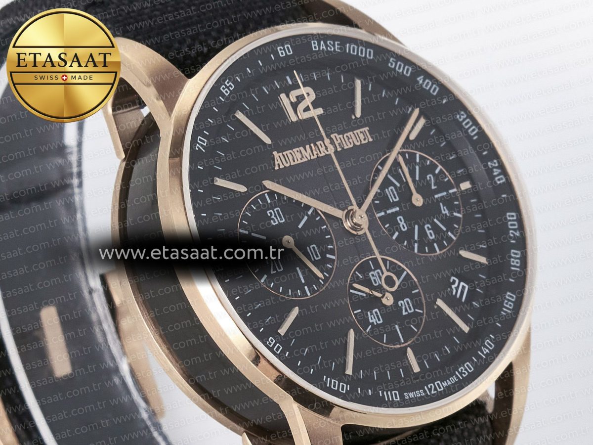 Code 11.59 Chrono 26393 RG APPF Best Edition Gray Dial on Black Nylon Strap A4401 - Görsel 5