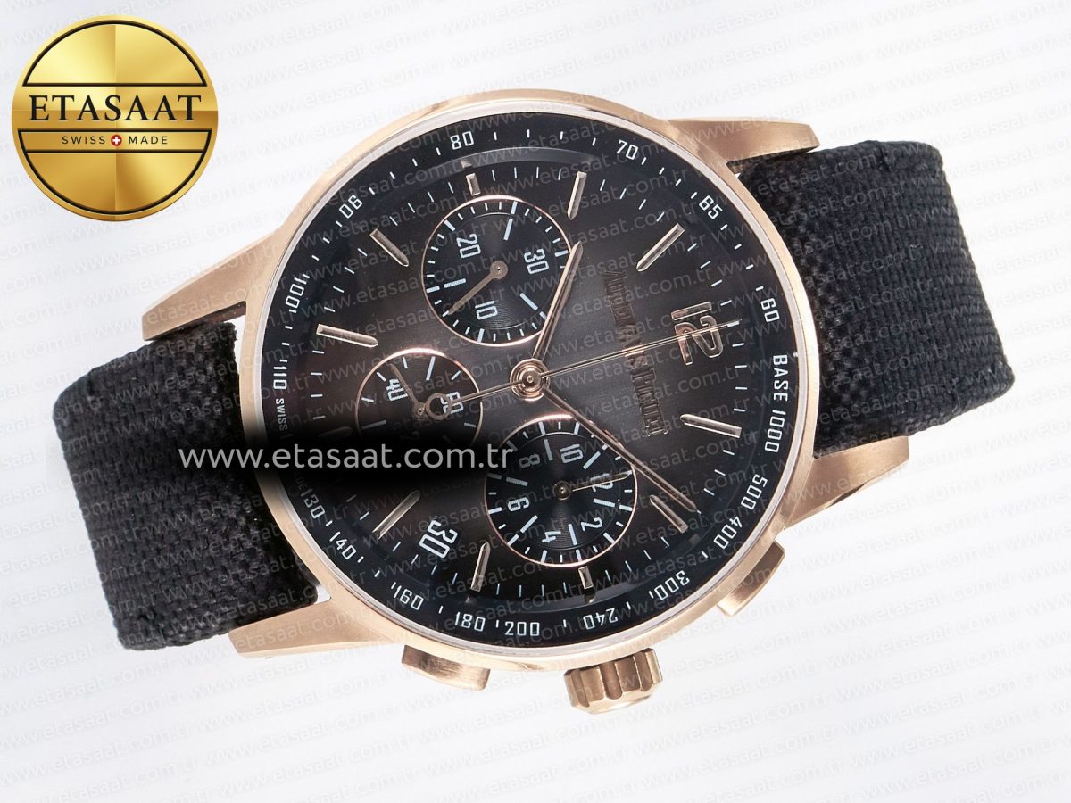 Code 11.59 Chrono 26393 RG APPF Best Edition Gray Dial on Black Nylon Strap A4401 - Görsel 8