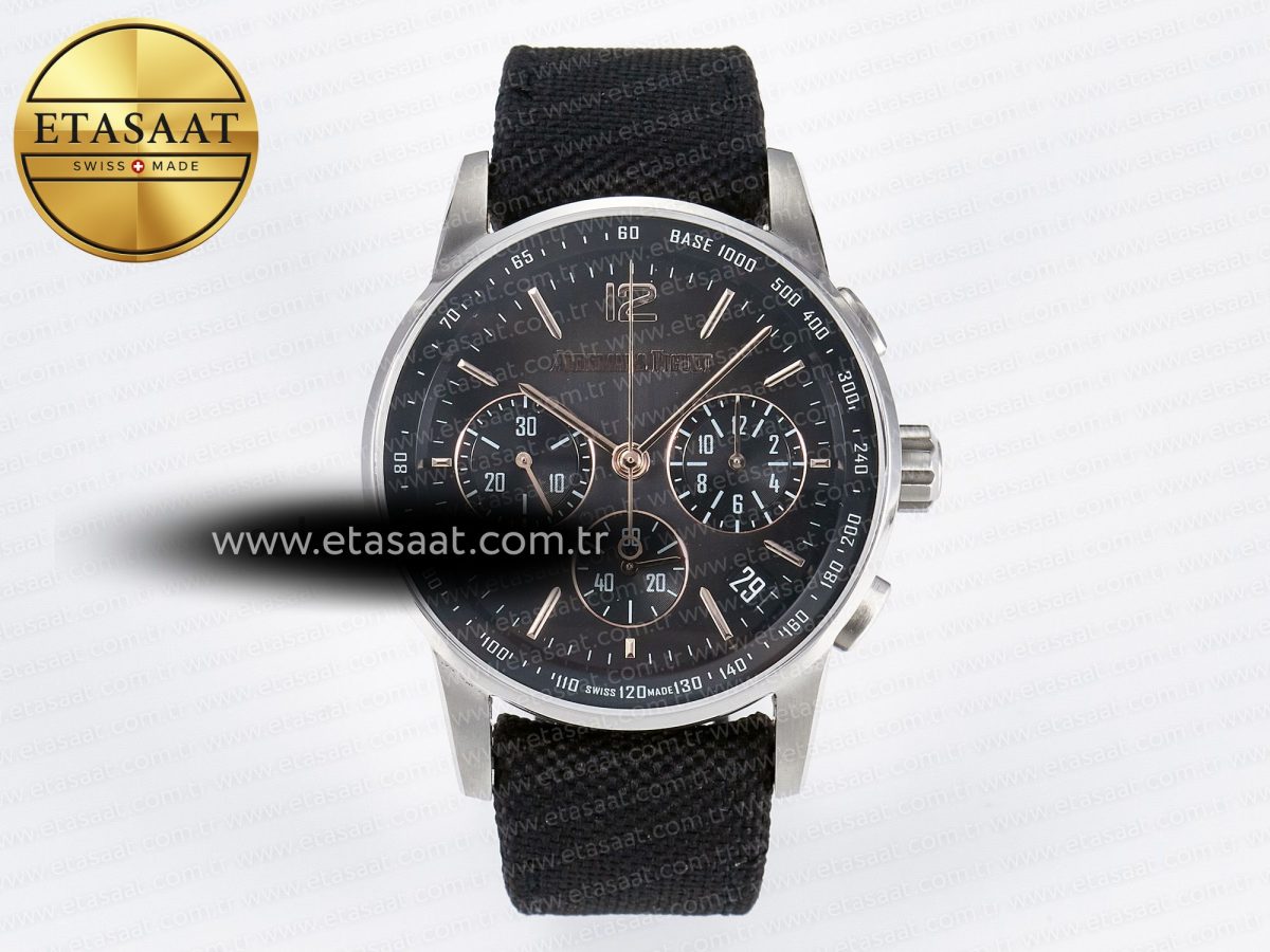 Code 11.59 Chrono 26393 SS APPF Best Edition Gray/RG Dial on Black Nylon Strap A4401 - Görsel 3
