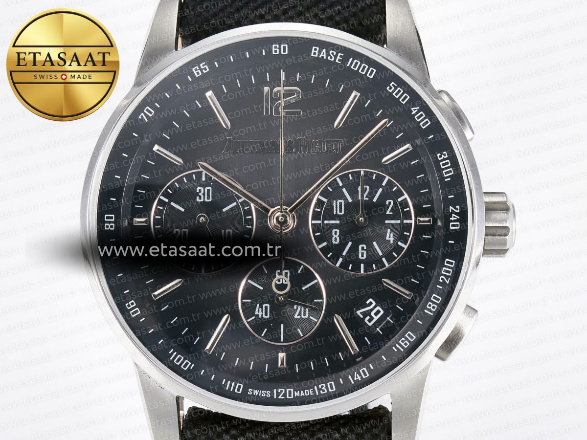Code 11.59 Chrono 26393 SS APPF Best Edition Gray/RG Dial on Black Nylon Strap A4401 - Görsel 4