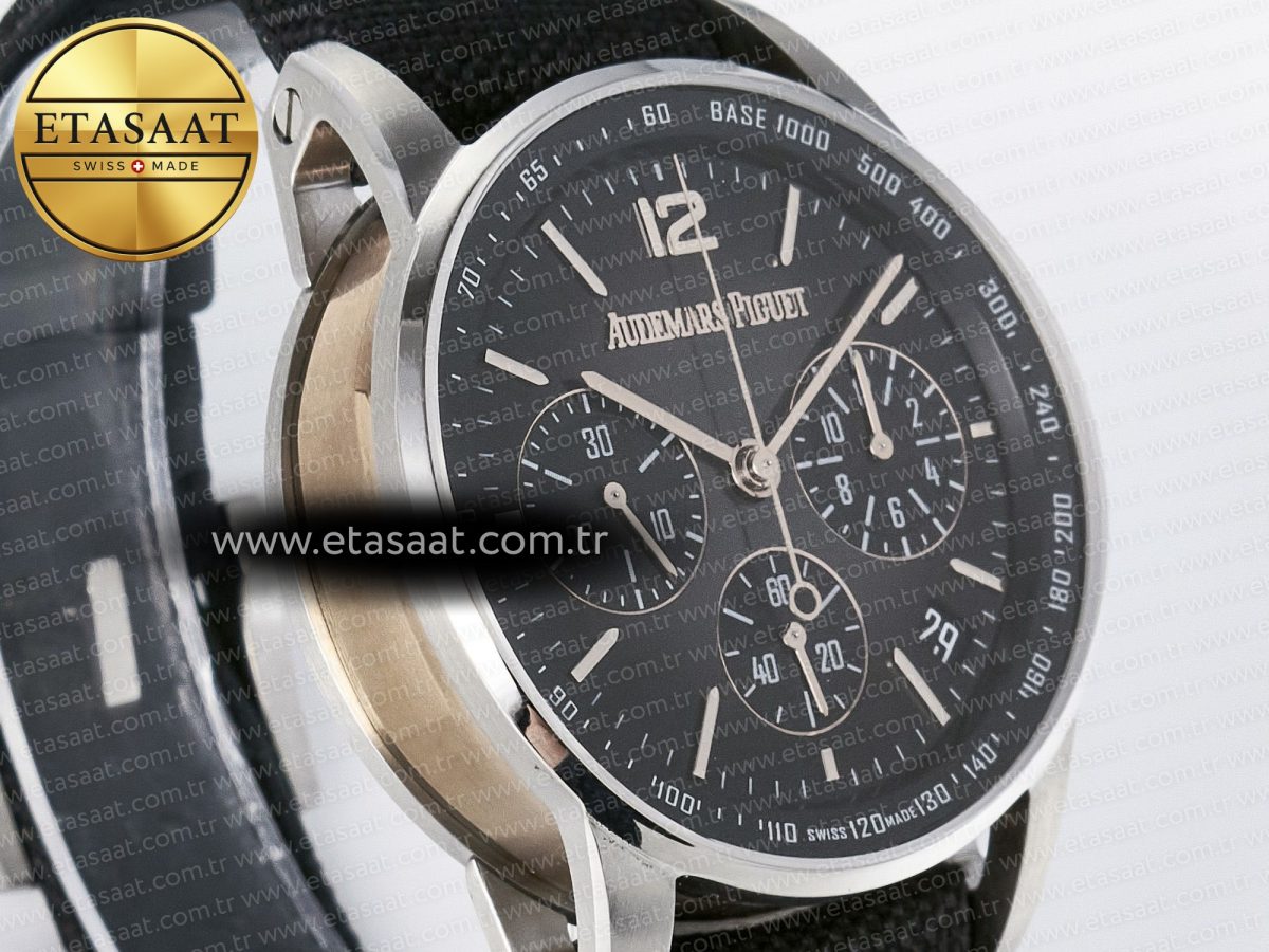 Code 11.59 Chrono 26393 SS APPF Best Edition Gray/RG Dial on Black Nylon Strap A4401 - Görsel 5