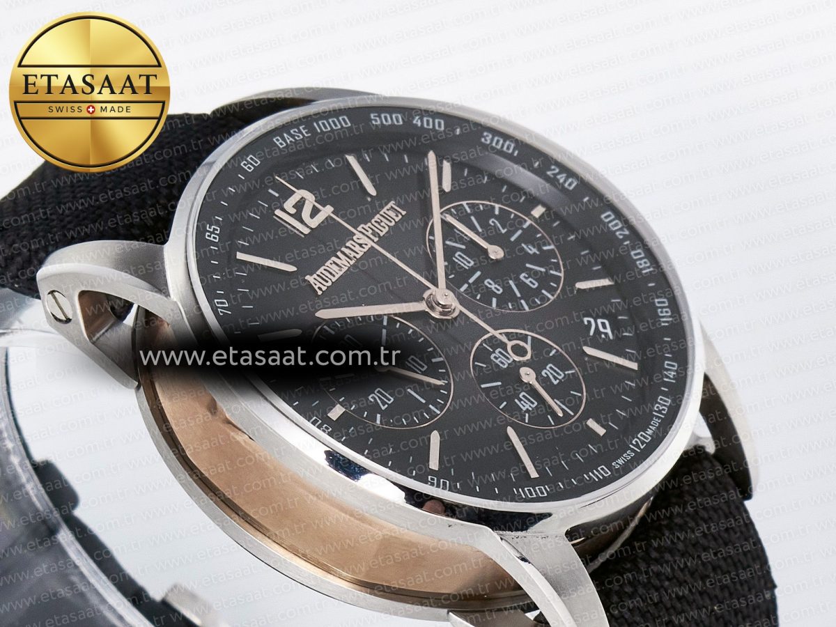 Code 11.59 Chrono 26393 SS APPF Best Edition Gray/RG Dial on Black Nylon Strap A4401 - Görsel 7