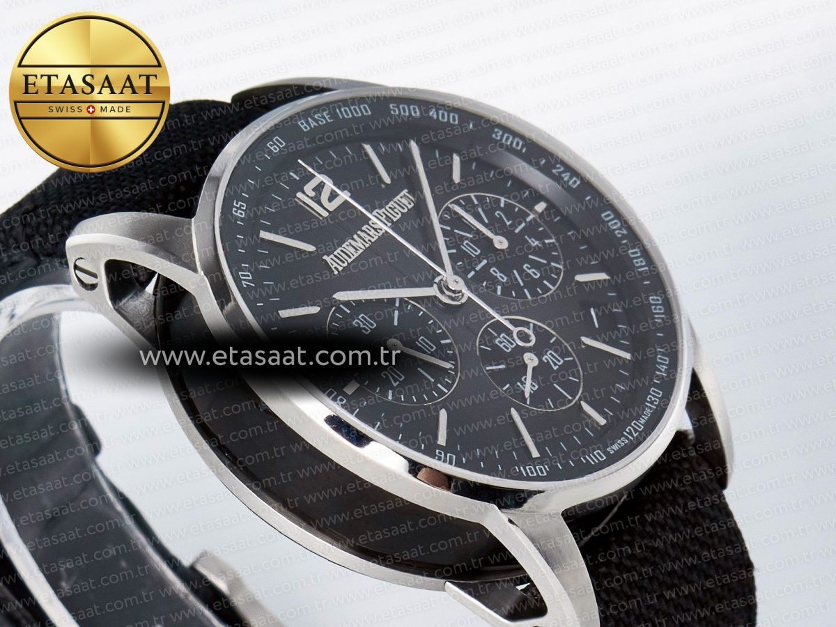 Code 11.59 Chrono 26393 SS APPF Best Edition Gray/SS Dial on Black Nylon Strap A4401 - Görsel 7
