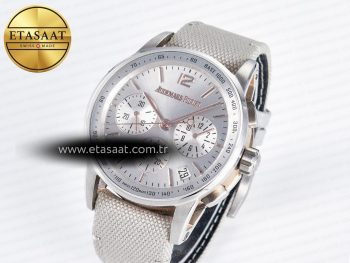 Code 11.59 Chrono 26393 SS APPF Best Edition Silver Dial on White Nylon Strap A4401