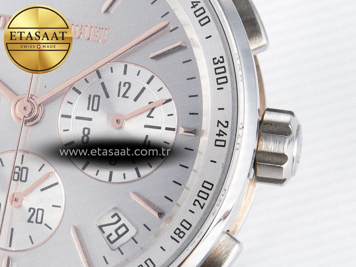 Code 11.59 Chrono 26393 SS APPF Best Edition Silver Dial on White Nylon Strap A4401 - Görsel 11