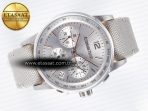 Code 11.59 Chrono 26393 SS APPF Best Edition Silver Dial on White Nylon Strap A4401 - Görsel 8