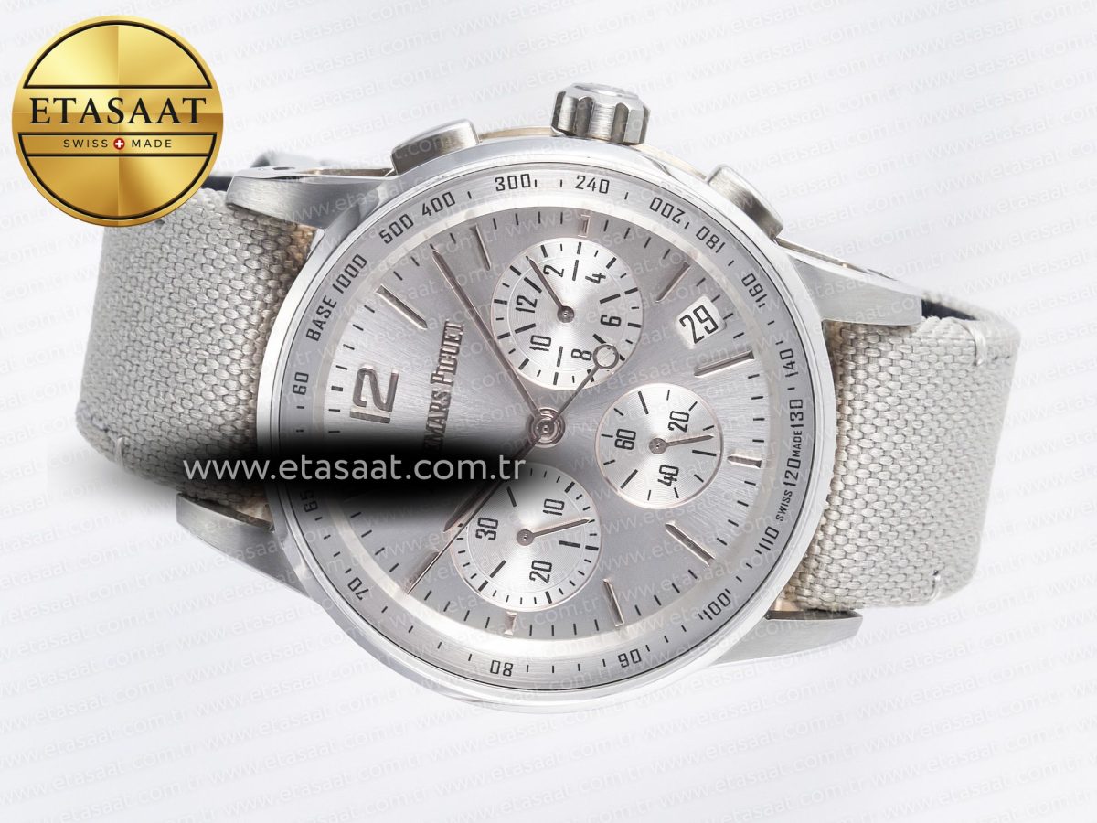Code 11.59 Chrono 26393 SS APPF Best Edition Silver Dial on White Nylon Strap A4401 - Görsel 9