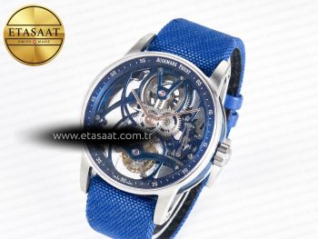 CODE 11.59 Tourbillon 26600 SS APPF Best Edition Blue Dial on Blue Nylon Strap A2948