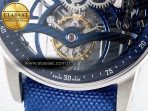 CODE 11.59 Tourbillon 26600 SS APPF Best Edition Blue Dial on Blue Nylon Strap A2948 - Görsel 12